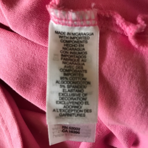 Liz Claiborne New York Pink Beautiful Collar Top - Picture 6 of 7